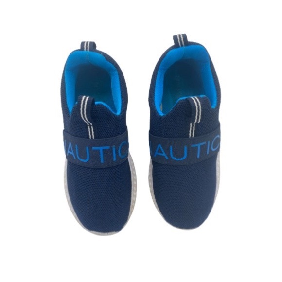 Nautica Kids Boys Youth Athletic Fashion Sneaker Running Shoe -Slip On Size 12 - Picture 2 of 7